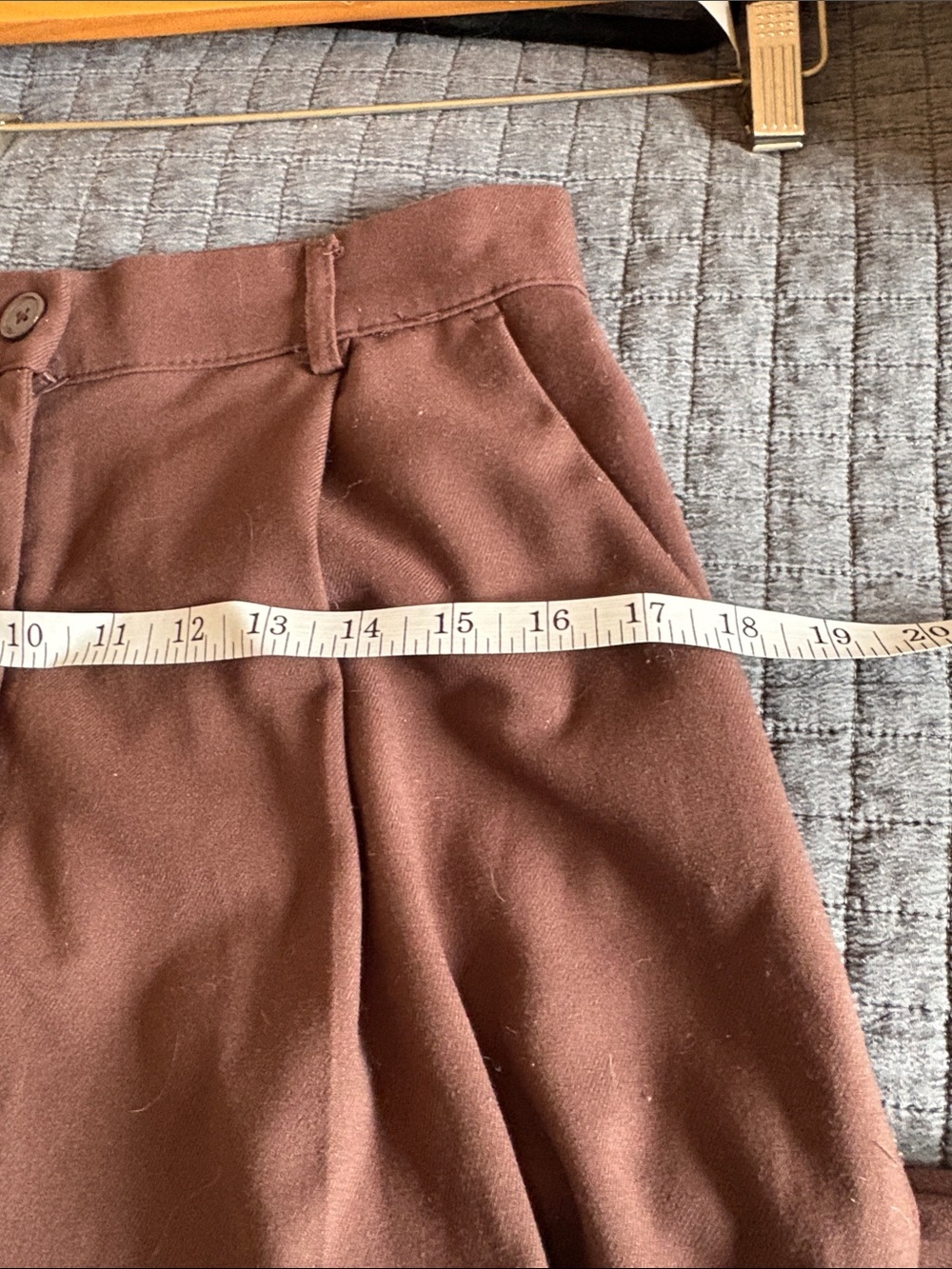 Garage Women's Brown Straight-Leg Trousers - Picture 7 of 7
